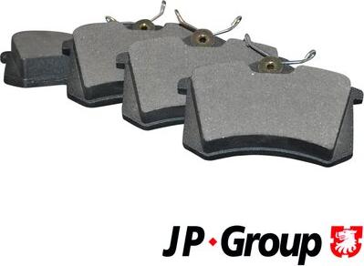 JP Group 1163706310 - Комплект спирачно феродо, дискови спирачки vvparts.bg
