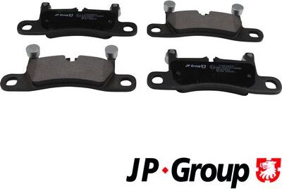 JP Group 1163708410 - Комплект спирачно феродо, дискови спирачки vvparts.bg