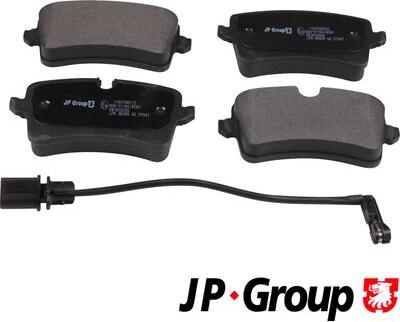 JP Group 1163708510 - Комплект спирачно феродо, дискови спирачки vvparts.bg