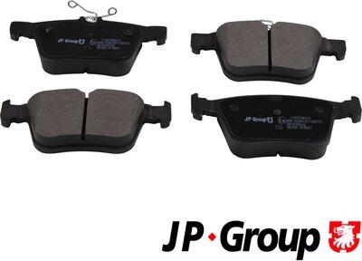 JP Group 1163708610 - Комплект спирачно феродо, дискови спирачки vvparts.bg