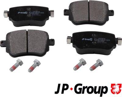 JP Group 1163708710 - Комплект спирачно феродо, дискови спирачки vvparts.bg