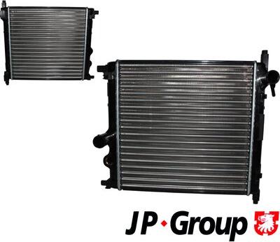 JP Group 1114208200 - Радиатор, охлаждане на двигателя vvparts.bg