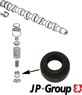 JP Group 1111352700 - Гумичка на клапан, уплътн. пръстен, стъбло на кл. vvparts.bg