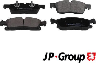 JP Group 1363606910 - Комплект спирачно феродо, дискови спирачки vvparts.bg