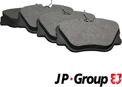 JP Group 1363600110 - Комплект спирачно феродо, дискови спирачки vvparts.bg