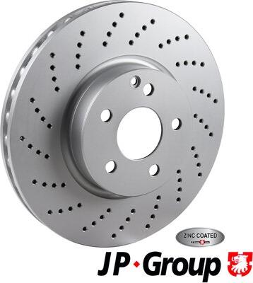 JP Group 1363101800 - Спирачен диск vvparts.bg