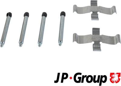 JP Group 1363750810 - Комплект принадлежности, дискови накладки vvparts.bg