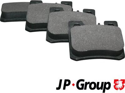 JP Group 1363700410 - Комплект спирачно феродо, дискови спирачки vvparts.bg