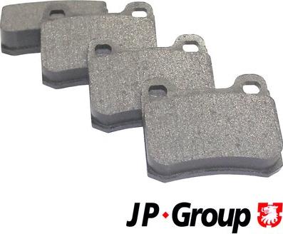 JP Group 1363700110 - Комплект спирачно феродо, дискови спирачки vvparts.bg