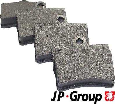 JP Group 1363700710 - Комплект спирачно феродо, дискови спирачки vvparts.bg