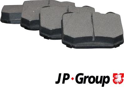 JP Group 1363701610 - Комплект спирачно феродо, дискови спирачки vvparts.bg