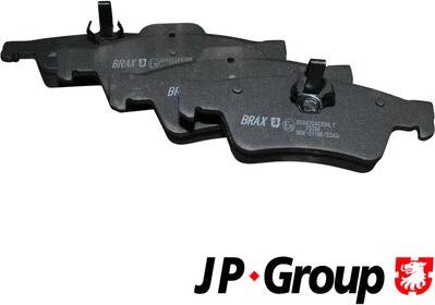 JP Group 1363701010 - Комплект спирачно феродо, дискови спирачки vvparts.bg