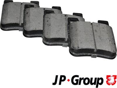 JP Group 1363702410 - Комплект спирачно феродо, дискови спирачки vvparts.bg