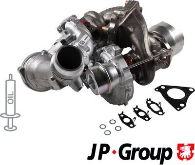JP Group 1317401000 - Турбина, принудително пълнене с въздух vvparts.bg