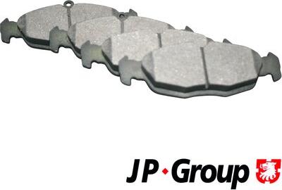 JP Group 1263600810 - Комплект спирачно феродо, дискови спирачки vvparts.bg