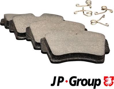 JP Group 1263601510 - Комплект спирачно феродо, дискови спирачки vvparts.bg