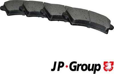 JP Group 1263603610 - Комплект спирачно феродо, дискови спирачки vvparts.bg