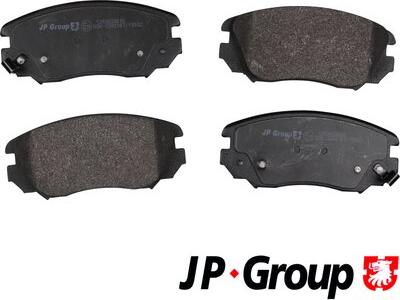 JP Group 1263603810 - Комплект спирачно феродо, дискови спирачки vvparts.bg