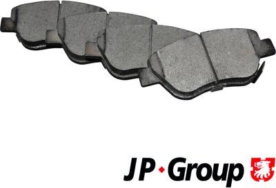 JP Group 1263603210 - Комплект спирачно феродо, дискови спирачки vvparts.bg