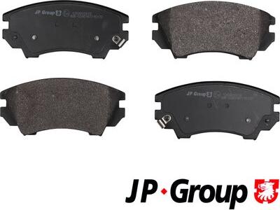 JP Group 1263602410 - Комплект спирачно феродо, дискови спирачки vvparts.bg