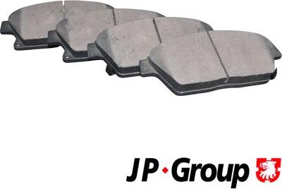 JP Group 1263602610 - Комплект спирачно феродо, дискови спирачки vvparts.bg