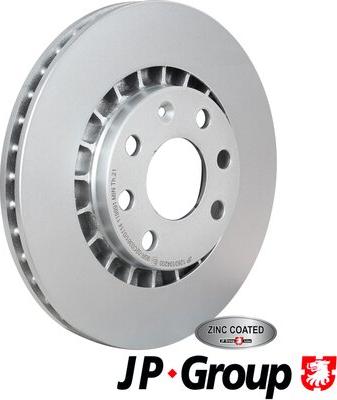 JP Group 1263104200 - Спирачен диск vvparts.bg