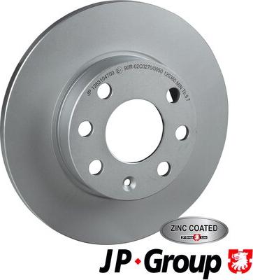 JP Group 1263104700 - Спирачен диск vvparts.bg