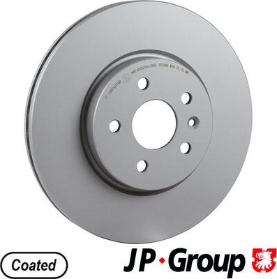 JP Group 1263107100 - Спирачен диск vvparts.bg