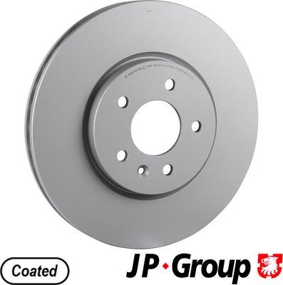 JP Group 1263107200 - Спирачен диск vvparts.bg