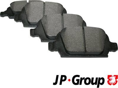 JP Group 1263700510 - Комплект спирачно феродо, дискови спирачки vvparts.bg