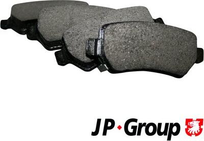 JP Group 1263700110 - Комплект спирачно феродо, дискови спирачки vvparts.bg