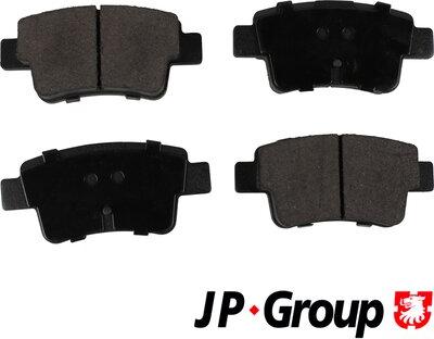 JP Group 1263701010 - Комплект спирачно феродо, дискови спирачки vvparts.bg