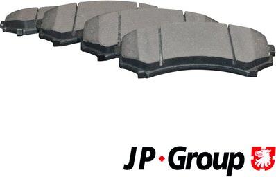 JP Group 3963600310 - Комплект спирачно феродо, дискови спирачки vvparts.bg