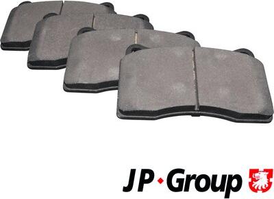 JP Group 3963601210 - Комплект спирачно феродо, дискови спирачки vvparts.bg