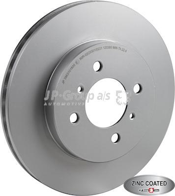 JP Group 3963101800 - Спирачен диск vvparts.bg