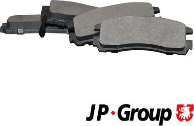 JP Group 3963700110 - Комплект спирачно феродо, дискови спирачки vvparts.bg