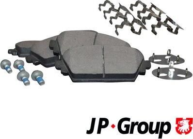 JP Group 3463600510 - Комплект спирачно феродо, дискови спирачки vvparts.bg
