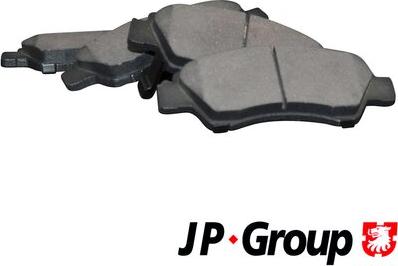 JP Group 3463600310 - Комплект спирачно феродо, дискови спирачки vvparts.bg