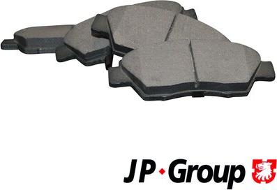 JP Group 3463600210 - Комплект спирачно феродо, дискови спирачки vvparts.bg