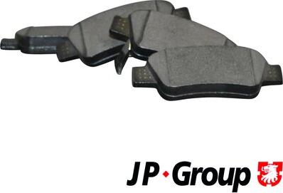 JP Group 3463700810 - Комплект спирачно феродо, дискови спирачки vvparts.bg