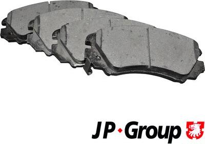 JP Group 3563600210 - Комплект спирачно феродо, дискови спирачки vvparts.bg