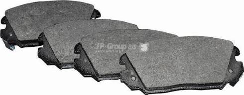 JP Group 3563601510 - Комплект спирачно феродо, дискови спирачки vvparts.bg