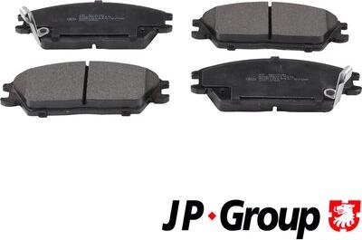 JP Group 3563601310 - Комплект спирачно феродо, дискови спирачки vvparts.bg