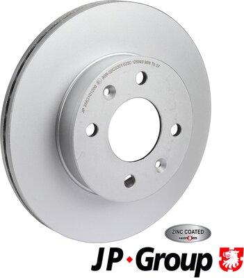 JP Group 3563101200 - Спирачен диск vvparts.bg