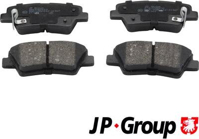 JP Group 3563700910 - Комплект спирачно феродо, дискови спирачки vvparts.bg