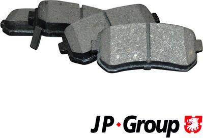 JP Group 3563700610 - Комплект спирачно феродо, дискови спирачки vvparts.bg