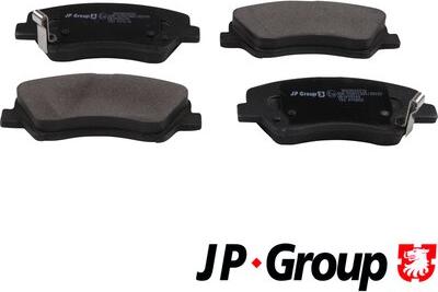 JP Group 3663604210 - Комплект спирачно феродо, дискови спирачки vvparts.bg