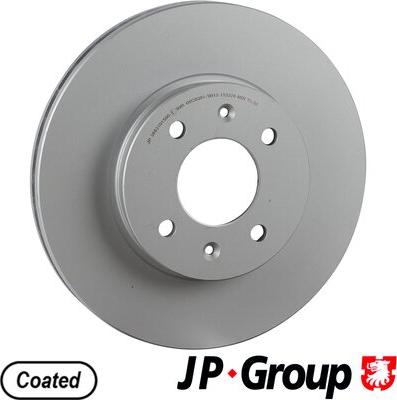 JP Group 3663101500 - Спирачен диск vvparts.bg