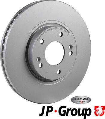 JP Group 3663101000 - Спирачен диск vvparts.bg