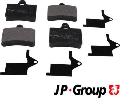 JP Group 3163700510 - Комплект спирачно феродо, дискови спирачки vvparts.bg